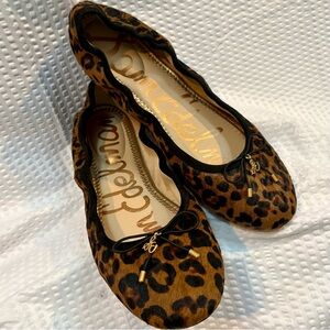 SE Felicia Leopard Print Ballet Flats